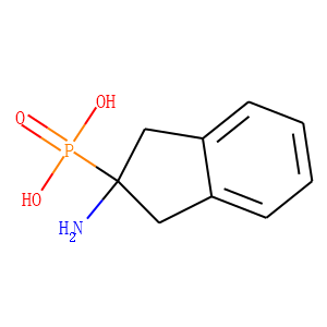 2-aminoindan-2-phosphonic acid