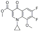 Methyl 1-cyclopropyl-6,7-difluoro-8-methoxy-4-oxo-1,4-dihydroquinoline-3-carboxylate.,141290-02-0
