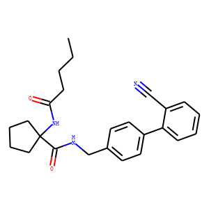 N-[(2’-Cyano[1,1’-biphenyl]-4-yl)methyl]-1-[(1-oxopentyl)amino]cyclopentanecarboxamide