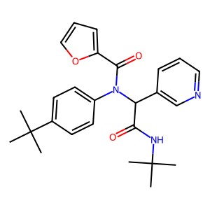 (S)-N-(4-(tert-Butyl)phenyl)-N-(2-(tert-butylamino)-2-oxo-1-(pyridin-3-yl)ethyl)furan-2-carboxamide