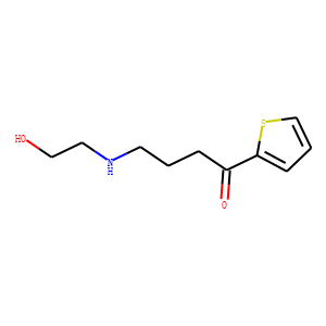 1-Butanone, 4-((2-hydroxyethyl)amino)-1-(2-thienyl)-