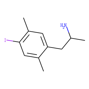 1-(2,5-dimethyl-4-iodophenyl)-2-aminopropane