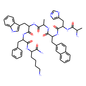 alanyl-histidyl-(2-naphthyl)alanyl-tryptophyl-phenylalanyl-lysinamide