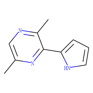 Pyrazine, 2,5-dimethyl-3-(1H-pyrrol-2-yl)- (9CI)