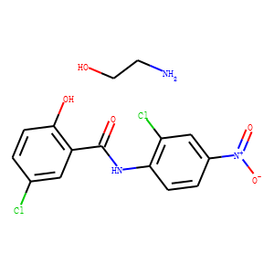 Niclosamide ethanolamine salt