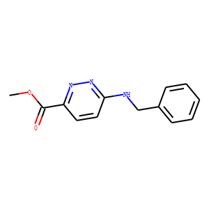3-Pyridazinecarboxylic acid, 6-[(phenylmethyl)amino]-, methyl ester