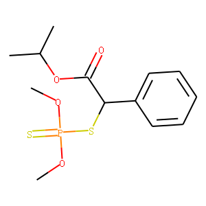 Phosphorodithioic acid O,O-dimethyl S-(2-isopropoxy-2-oxo-1-phenylethyl) ester