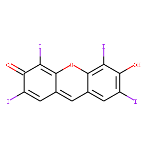 2,4,5,7-TETRAIODO-6-HYDROXY-3-FLUORONE
