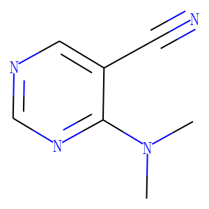 5-Pyrimidinecarbonitrile, 4-(dimethylamino)- (8CI,9CI)