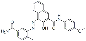 4-[(5-carbamoyl-o-tolyl)azo]-3-hydroxy-2-naphth-p-anisidide