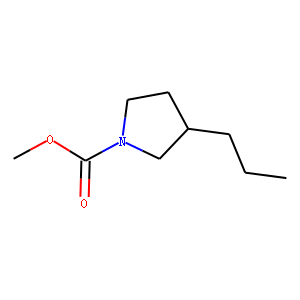 1-Pyrrolidinecarboxylic  acid,  3-propyl-,  methyl  ester