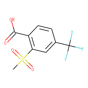 2-Methylsulfonyl-4-trifluoromethylbenzoic Acid