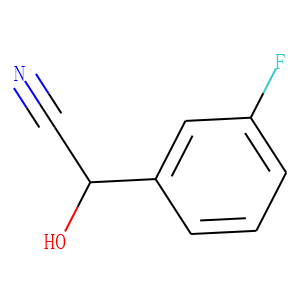 Benzeneacetonitrile, 3-fluoro-alpha-hydroxy- (9CI)