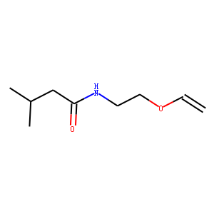 Butanamide,  N-[2-(ethenyloxy)ethyl]-3-methyl-