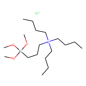 N-TRIMETHOXYSILYLPROPYL-N,N,N-TRI-N-BUTYLAMMONIUM CHLORIDE: 50percent IN METHANOL