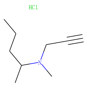 N-methyl-N-prop-2-ynyl-pentan-2-amine hydrochloride