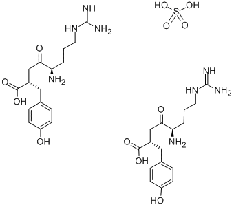 (2R,5S)-5-AMINO-8-GUANIDINO-4-OXO-2-P-HYDROXYPHENYLMETHYLOCTANOIC ACID HEMISULFATE MONOHYDRATE