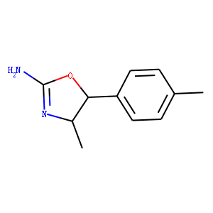 4,5-Dihydro-4-methyl-5-(4-methylphenyl)-2-Oxazolamine