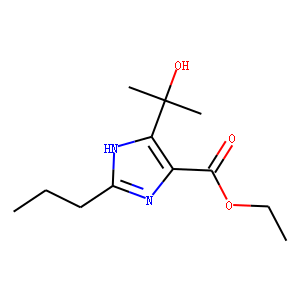 4-(1-Hydroxy-1-methylethyl)-2-propyl-1H-imidazole-5-carboxylic Acid Ethyl Ester