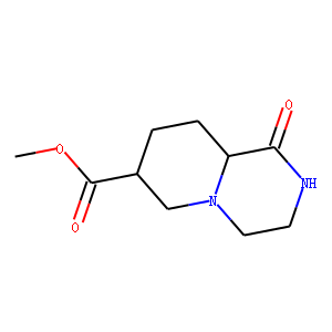 2H-Pyrido[1,2-a]pyrazine-7-carboxylic acid, octahydro-1-oxo-, Methyl ester, (7R,9aR)-rel-