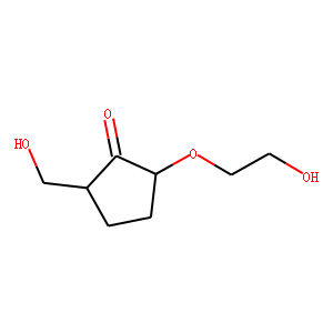 2-(2-Hydroxyethoxy)-5-(hydroxymethyl)-1-cyclopentanone