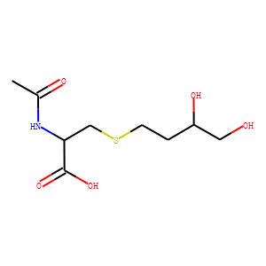 N-Acetyl-S-(3,4-dihydroxybutyl)-L-cysteine (Mixture of Diastereomers)