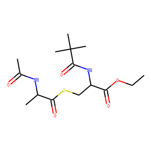 pivaloyl-S-(N/'-acetylalanyl)-cysteine ethyl ester
