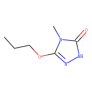 2,4-Dihydro-4-methyl-5-propoxy-3H-1,2,4-triazol-3-one