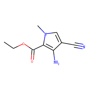 1H-Pyrrole-2-carboxylicacid,3-amino-4-cyano-1-methyl-,ethylester(9CI)