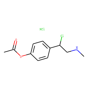 4-[1-Chloro-2-(methylamino)ethyl]phenyl Acetate Hydrochloride