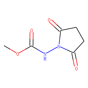 Carbamic  acid,  (2,5-dioxo-1-pyrrolidinyl)-,  methyl  ester  (9CI)