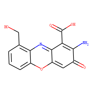 2-Amino-9-hydroxymethyl-3-oxo-3H-phenoxazine-1-carboxylic acid