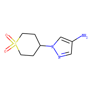1-(Tetrahydro-1,1-dioxido-2H-thiopyran-4-yl)-1H-pyrazol-4-amine