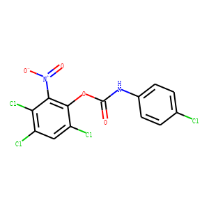 4-Chlorocarbanilic acid 3,4,6-trichloro-2-nitrophenyl ester