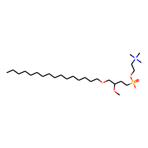 2/'-(trimethylammonio)ethyl-4-(hexadecyloxy)-3-methoxybutane phosphonate