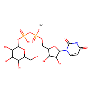 Uridine 5/'-(trihydrogen diphosphate), mono-alpha-d-glucopyranosyl ester, sodium salt