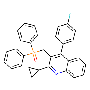 2-Cyclopropyl-3-[(diphenylphosphinyl)methyl]-4-(4-fluorophenyl)quinoline