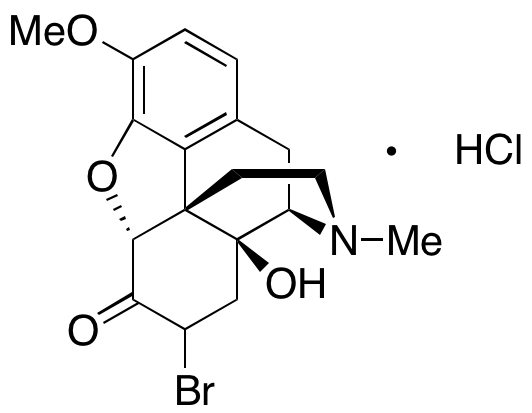7-Bromo-4,5-epoxy-14-hydroxy-3-methoxy-17-methylmorphinan-6-one Hydrochloride