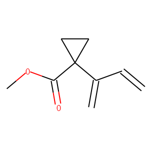 Cyclopropanecarboxylic acid, 1-(1-methylene-2-propenyl)-, methyl ester (9CI)