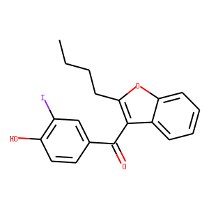 De(diethylaminoethyl-5-iodo) Amiodarone