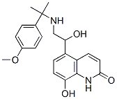 8-hydroxy-5-[1-hydroxy-2-[2-(4-methoxyphenyl)propan-2-ylamino]ethyl]-1H-quinolin-2-one