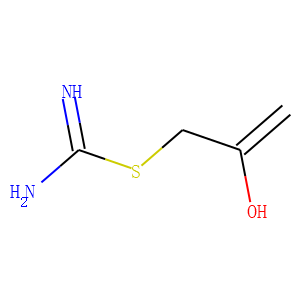 Carbamimidothioic acid, 2-hydroxy-1-propenyl ester (9CI)