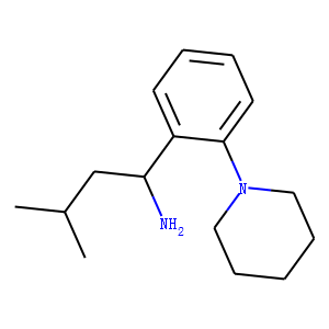 (S)-3-Methyl-1-(2-piperidin-1-ylphenyl)butylamine