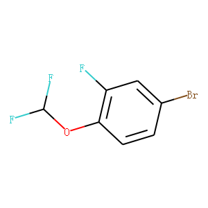 4-Bromo-1-difluoromethoxy-2-fluoro-benzene