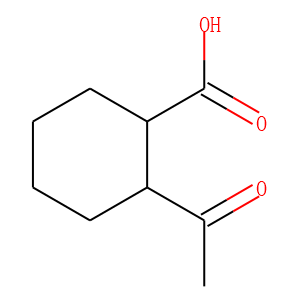 Cyclohexanecarboxylic acid, 2-acetyl- (9CI)