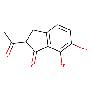 1H-Inden-1-one, 2-acetyl-2,3-dihydro-6,7-dihydroxy- (9CI)