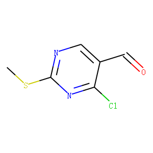 4-Chloro-2-(methylthio)pyrimidine-5-carboxaldehyde