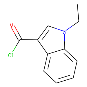 1H-Indole-3-carbonyl chloride, 1-ethyl- (9CI)