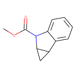 Cycloprop[b]indole-2(1H)-carboxylic  acid,  1a,6b-dihydro-,  methyl  ester