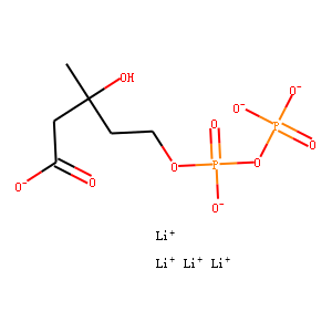 (R)-Mevalonic acid 5-pyrophosphate tetralithium salt